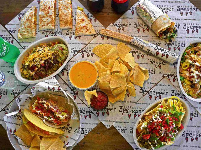 3 Pepper Burrito (College Pkwy)