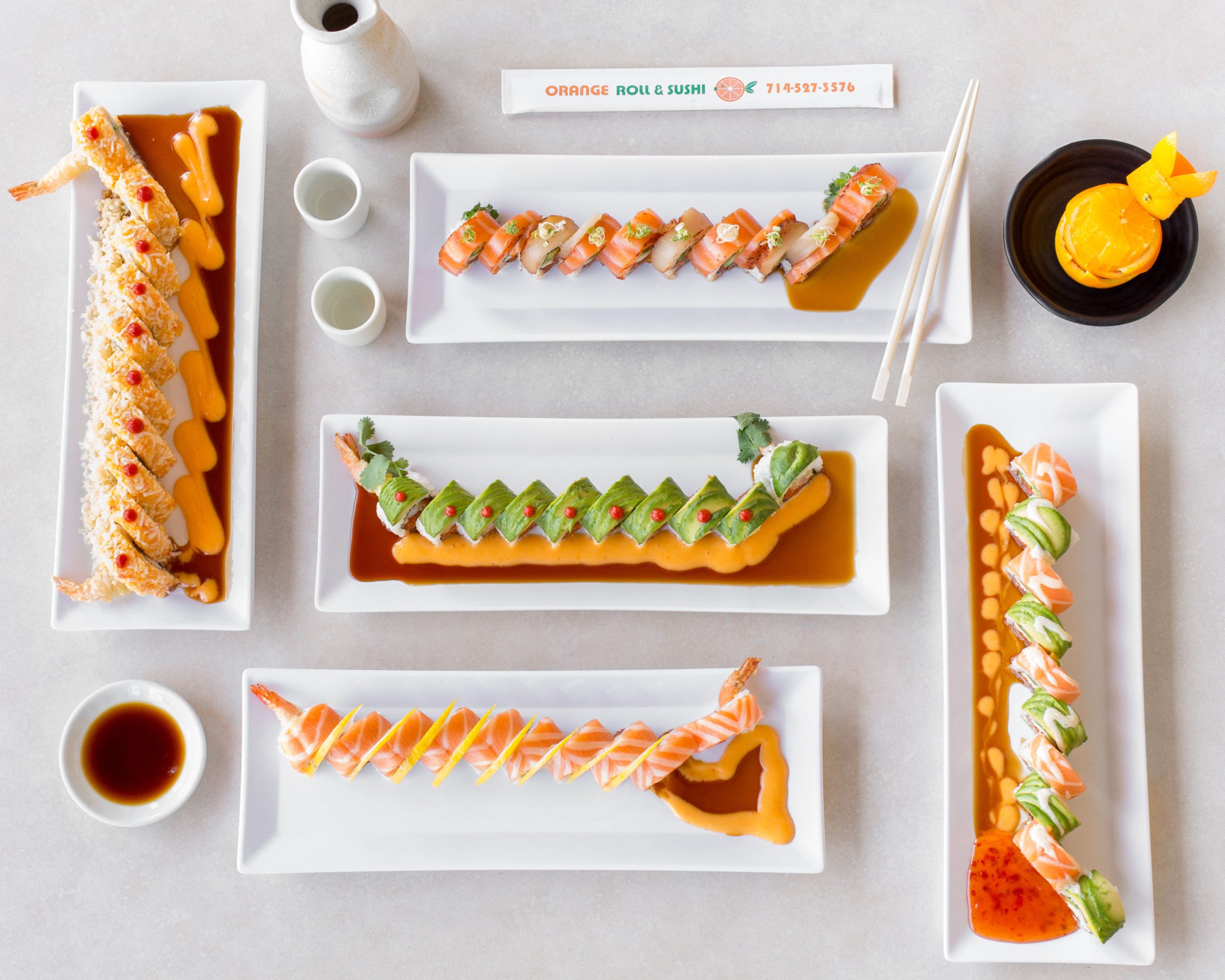 Orange Roll & Sushi