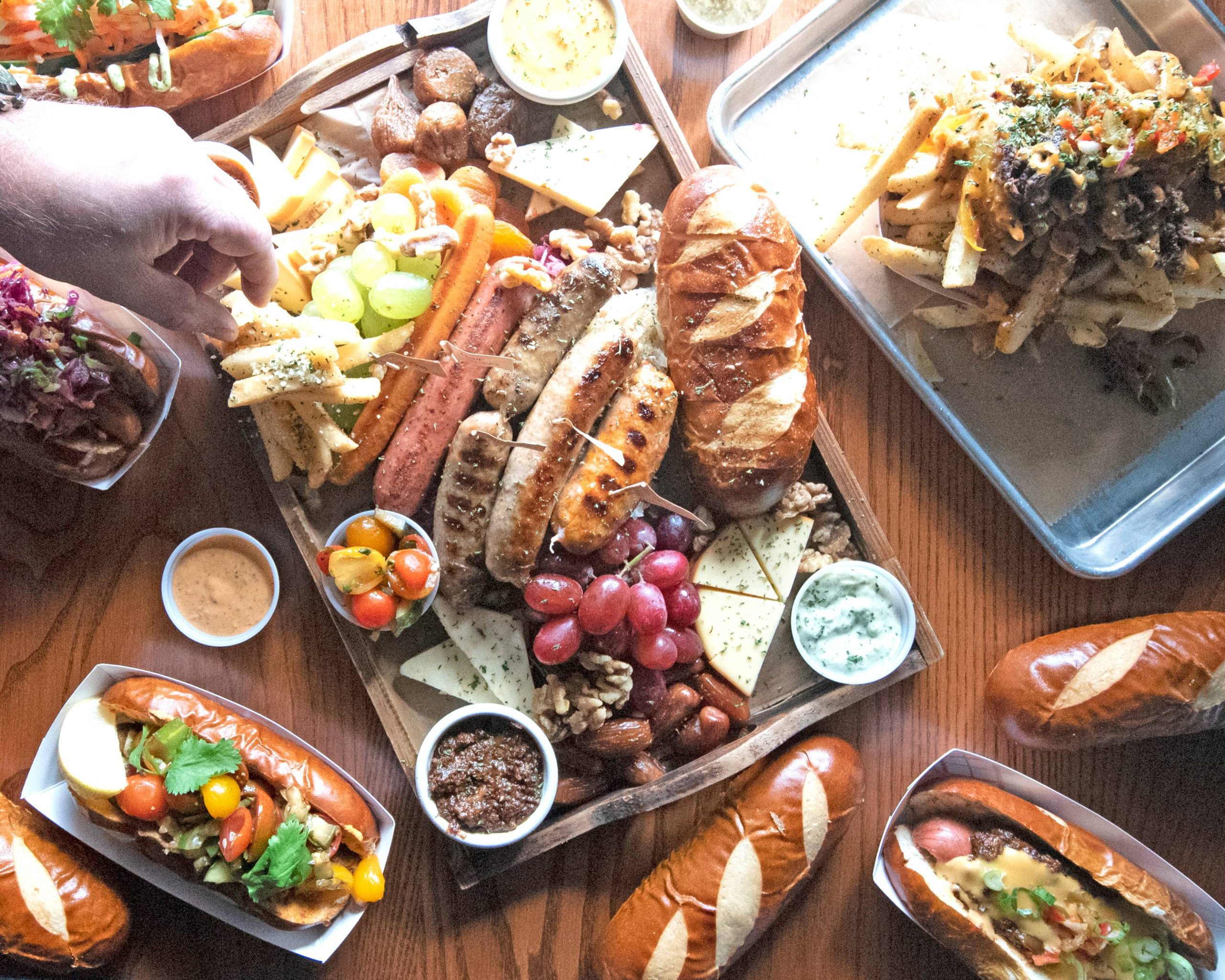 Eugene's Sausage and Fries