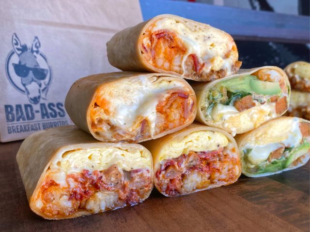 Bad-Ass Breakfast Burritos- Four Points