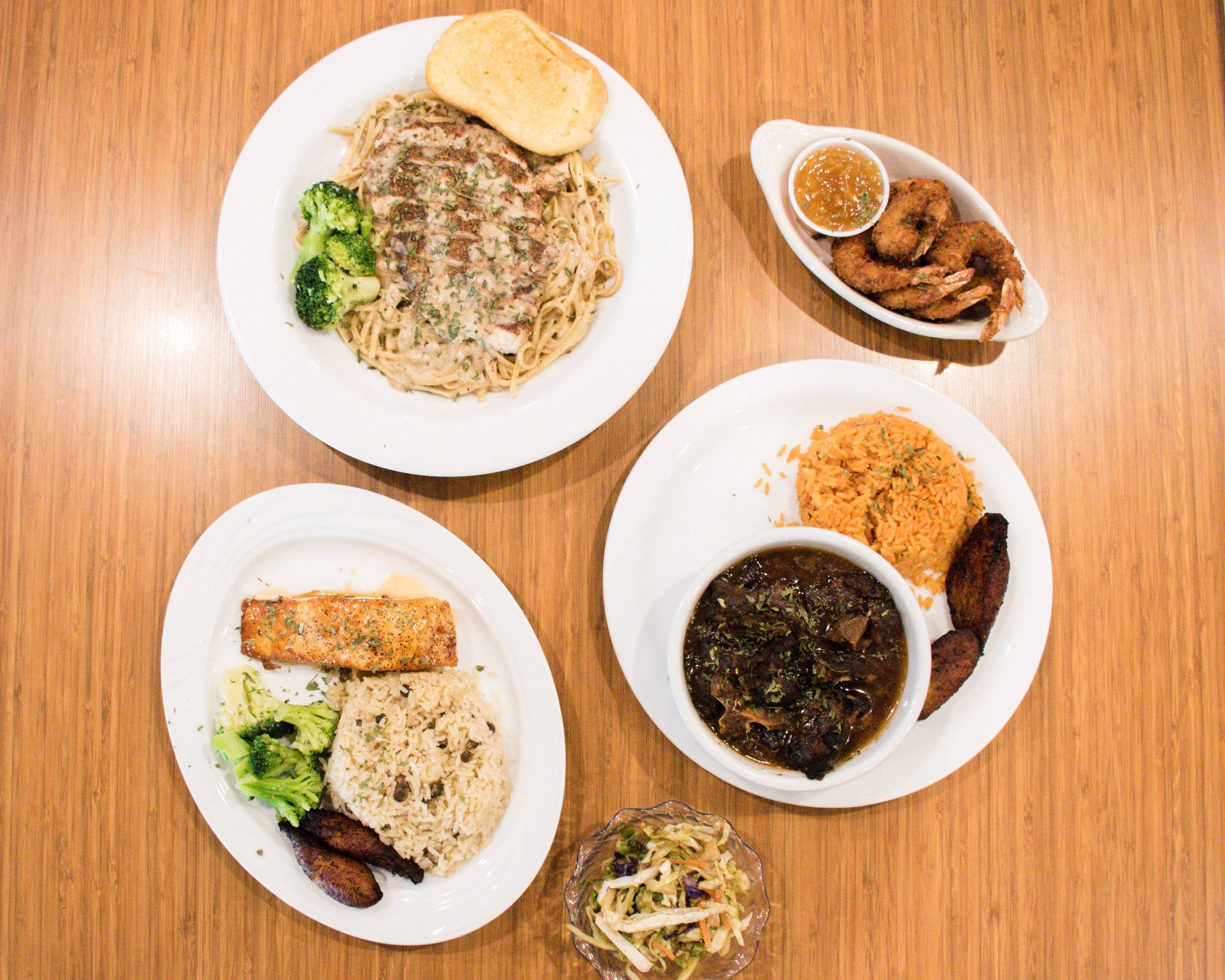 Entrees Caribbean Grill