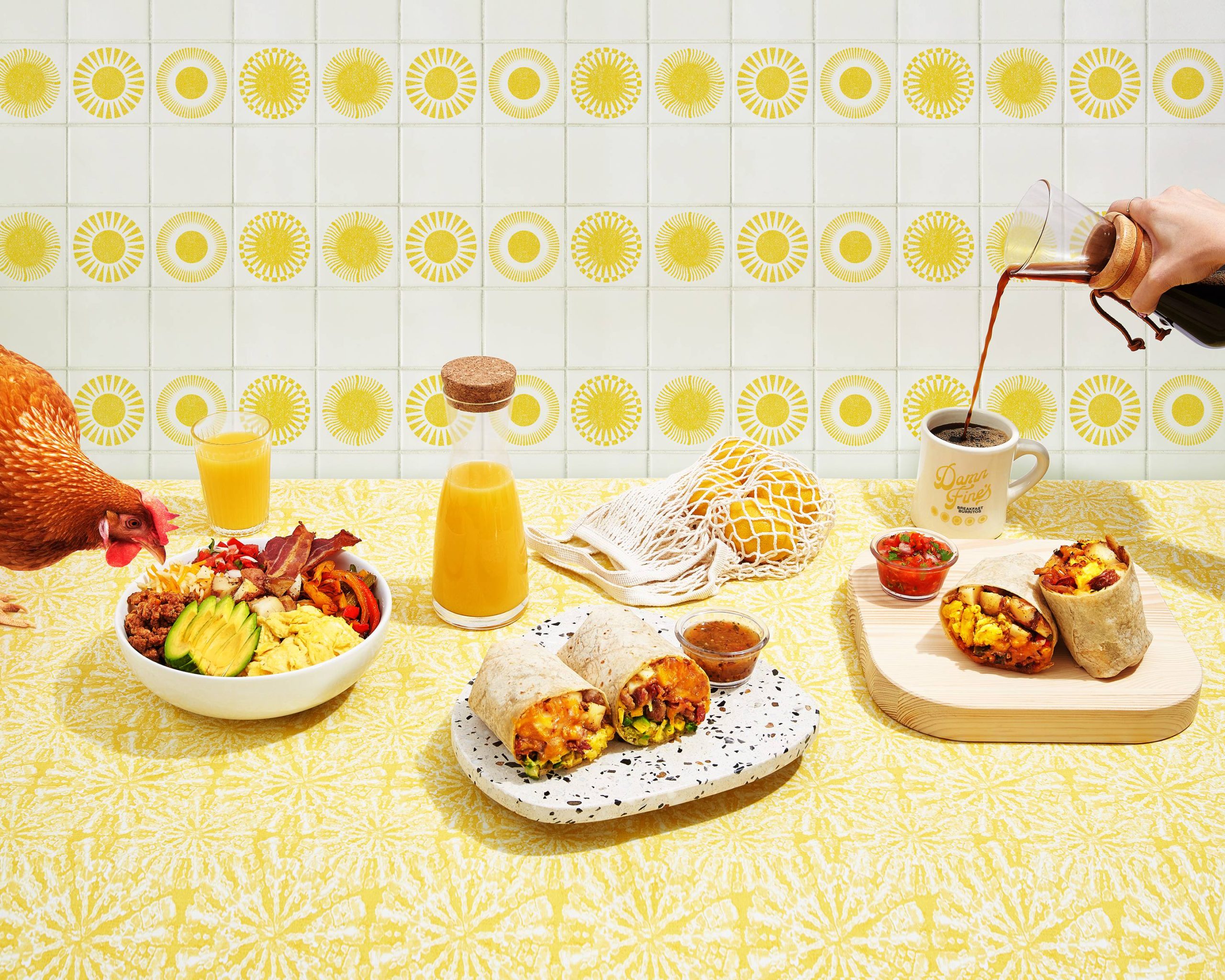 Sunny and Fine's Breakfast Burrito