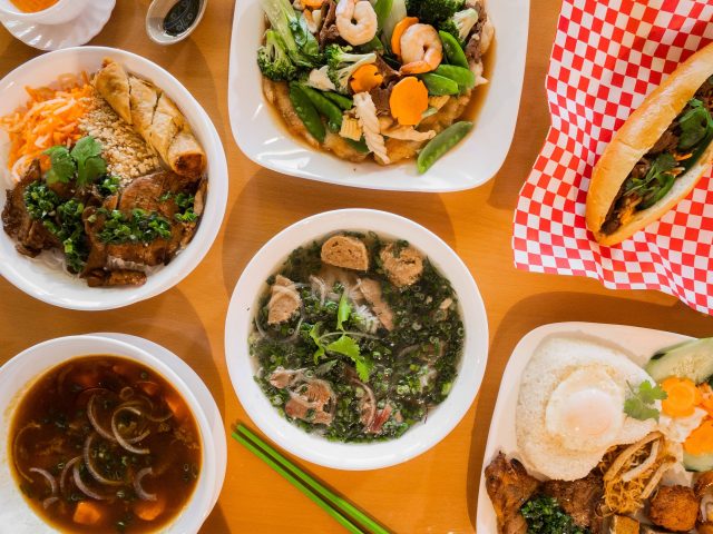 I luv Pho noodles grill sandwiches