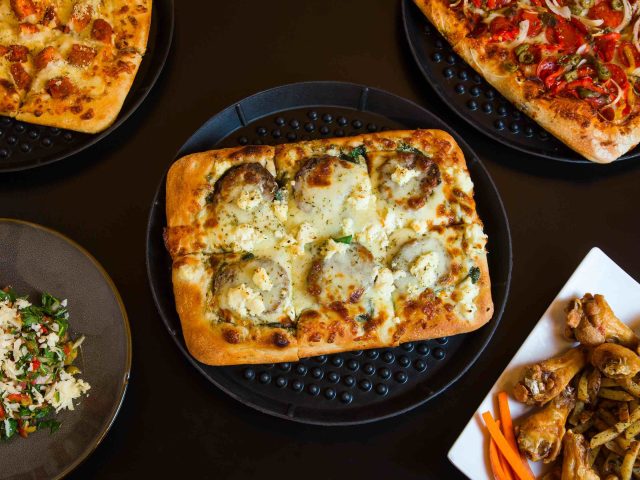 Naked City Pizza (Blue Diamond & Rainbow)