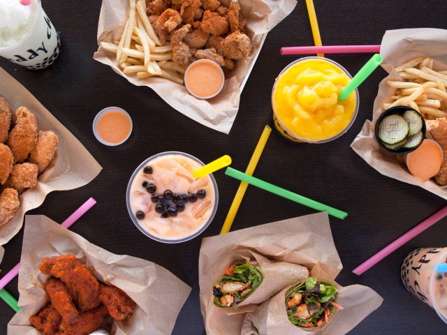 Buddy Express Chicken and Boba