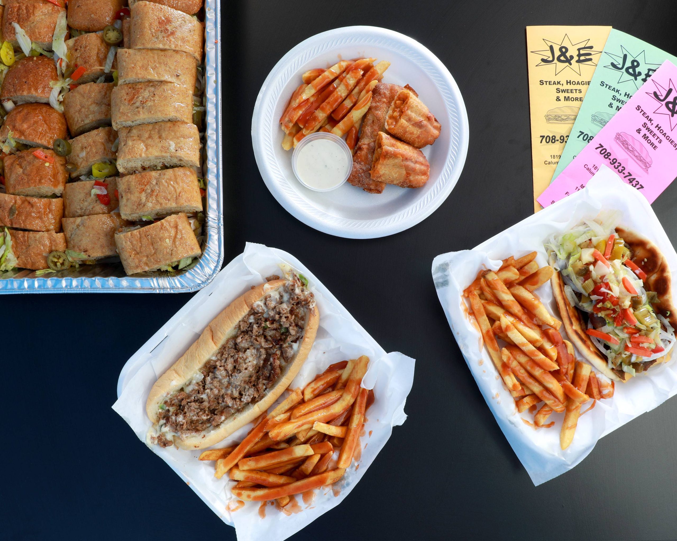 J&E Steak Hoagies Sweets and More