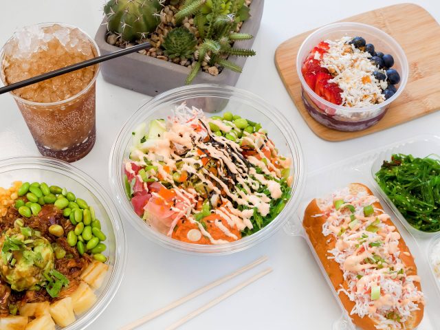 Salt water Poke and Protein