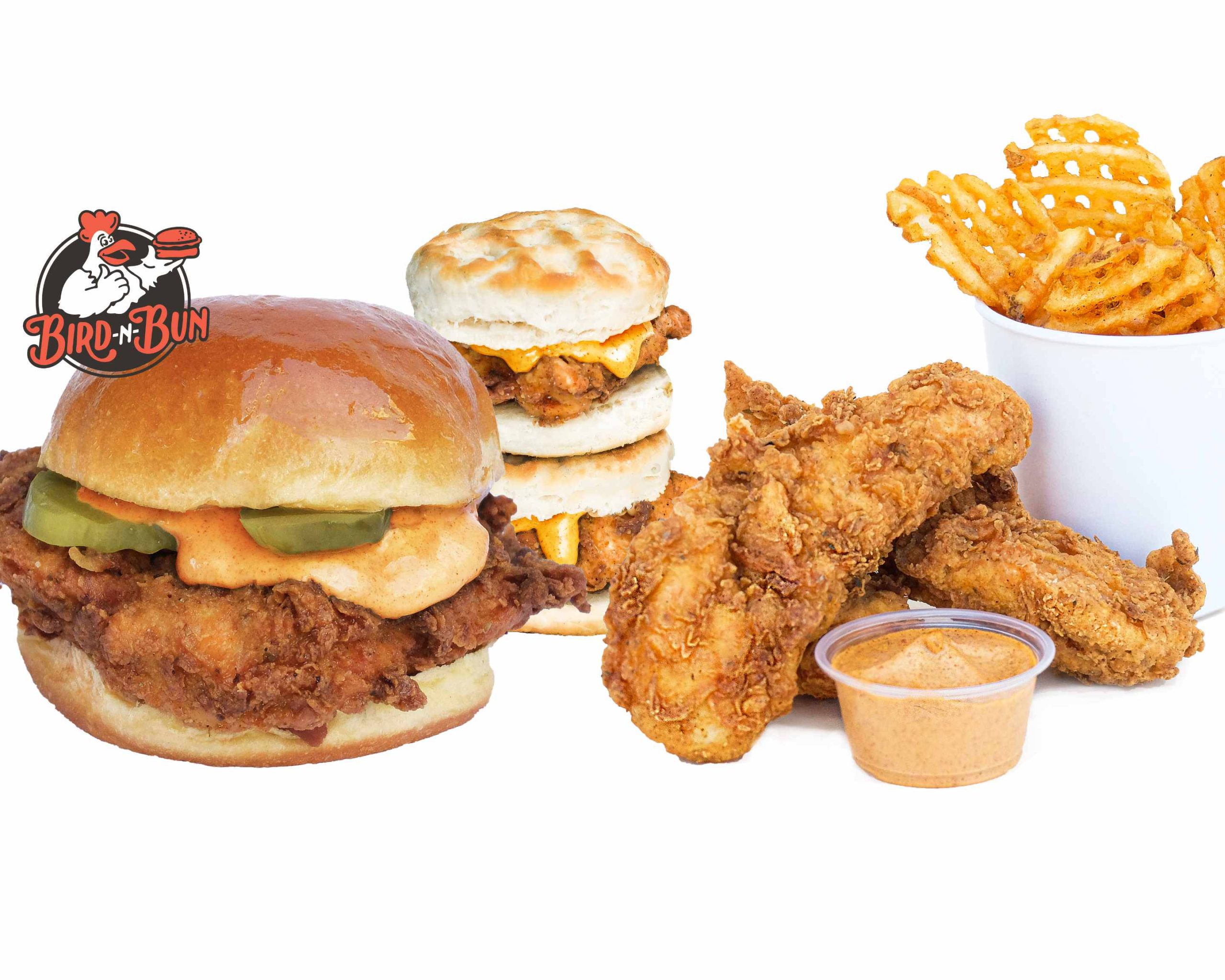 Bird-N-Bun: Fried Chicken Sandwiches