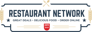 Restaurant Network Logo. Find the best Restaurant deals in your area. 